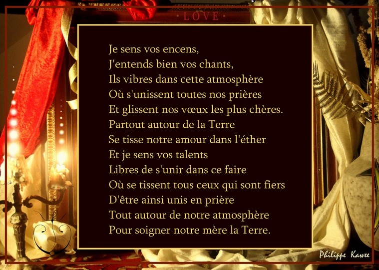 Je sens vos encens…