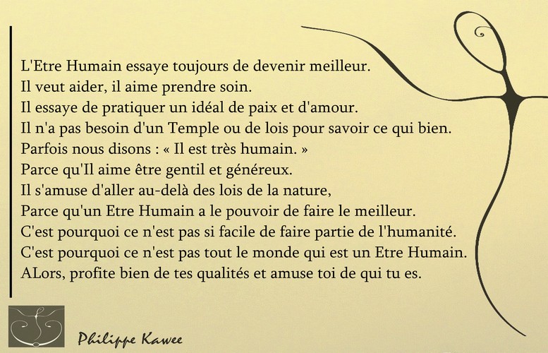 Il est très&nbsp;humain