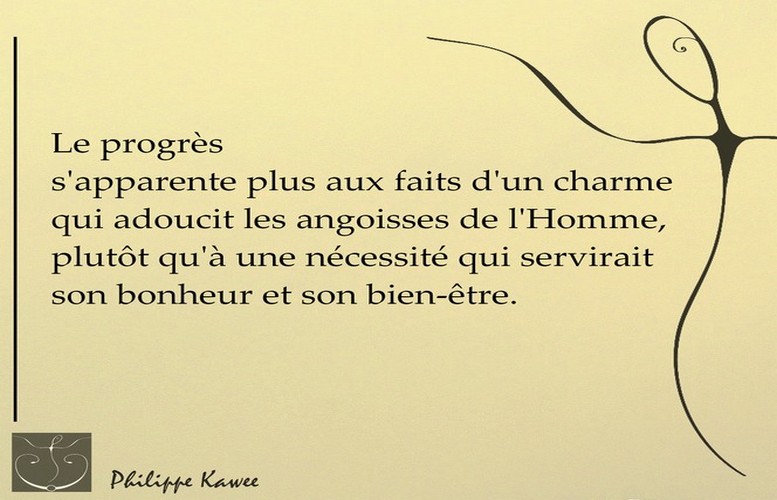 Le progrès adoucissant