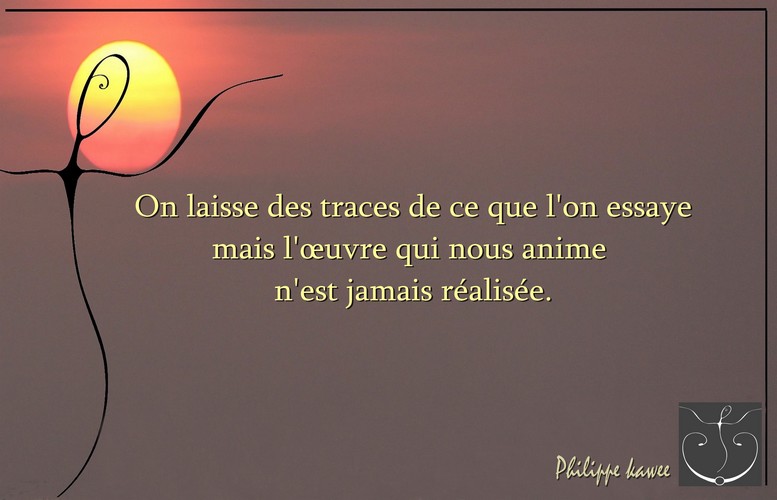 Les traces de&nbsp;l&rsquo;oeuvre