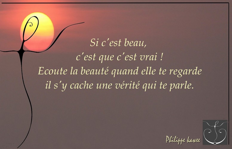 La beauté de la&nbsp;vérité